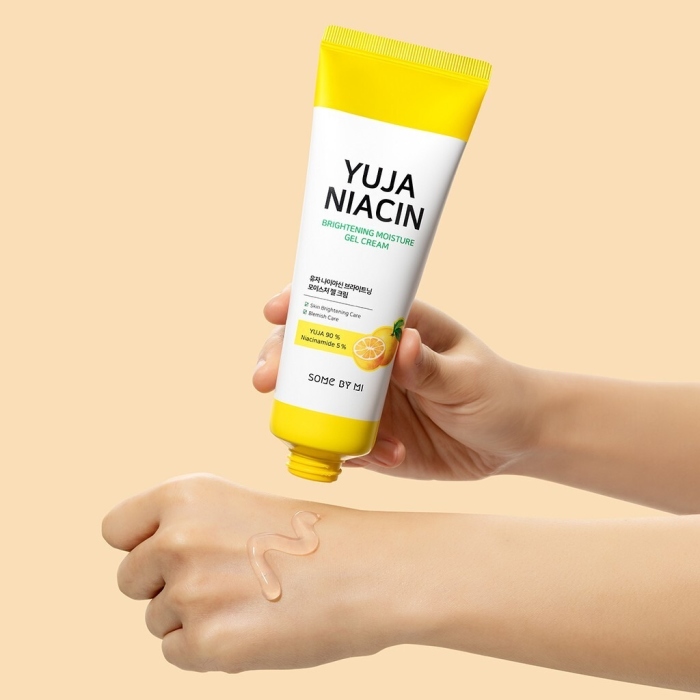 Some by mi, Yuja niacin brightening moisturizing gel cream سوم باي مي، مرطب جل يوجا نياسين للنضارة و التفتيح 